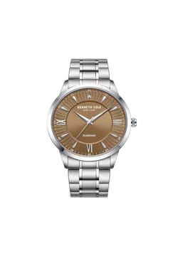 Kenneth Cole ساعة يد رجالية من كينيث كول بتقنية الكوارتز مصنوعة من الستانلس ستيل KCWGG2218102