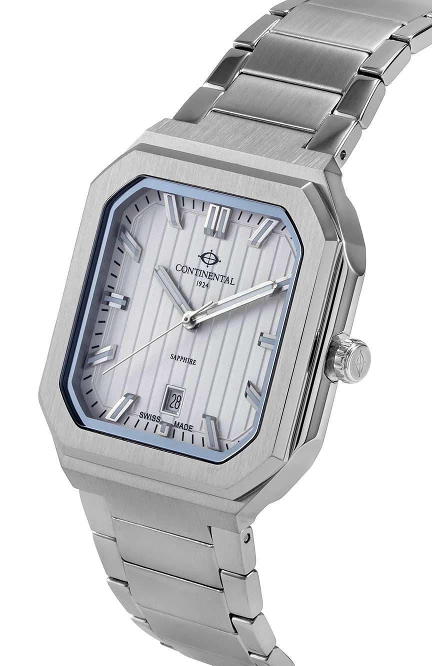 Continental Gents Silver Stainless Steel watch