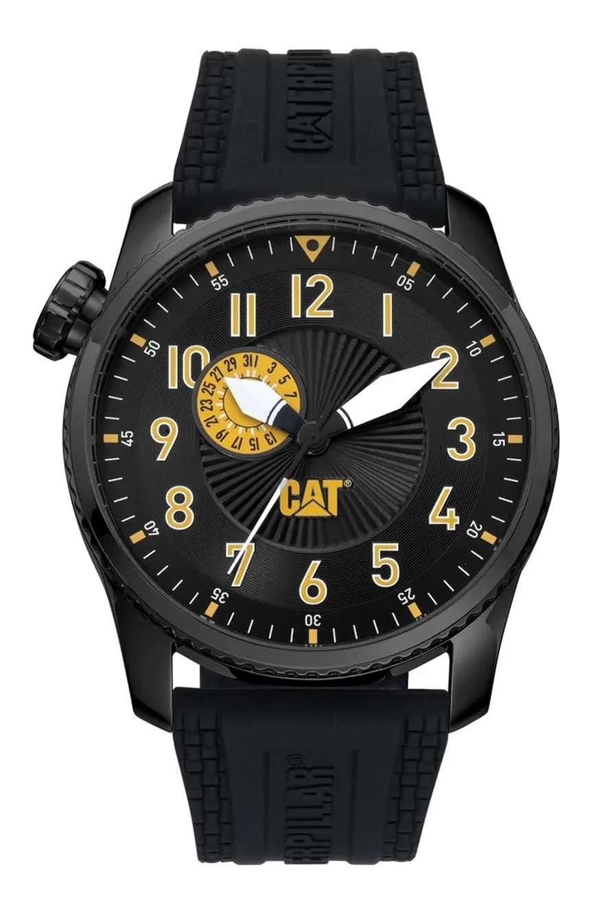 Cat Men Quartz Silicone Watch