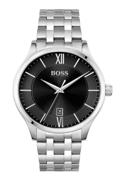 Boss ساعة يد رجالية بسوار ستانلس ستيل من بوص بتقنية الكوارتز - 1513896