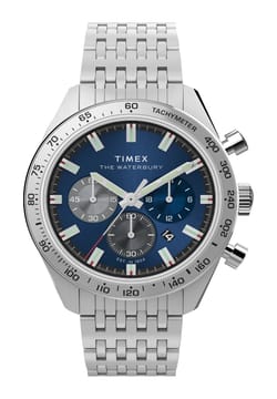 Timex Waterbury Traditional Chronograph 41mm Stainless Steel Bracelet Watch