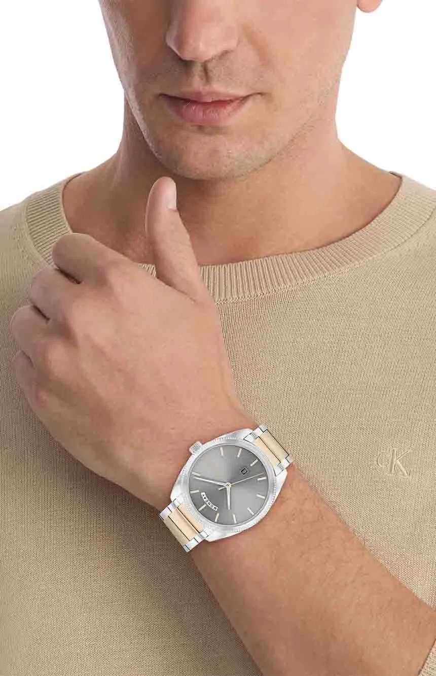 كلفن كلاين ساعة كلفن كلاين كوارتز بلونين للرجال 25200449