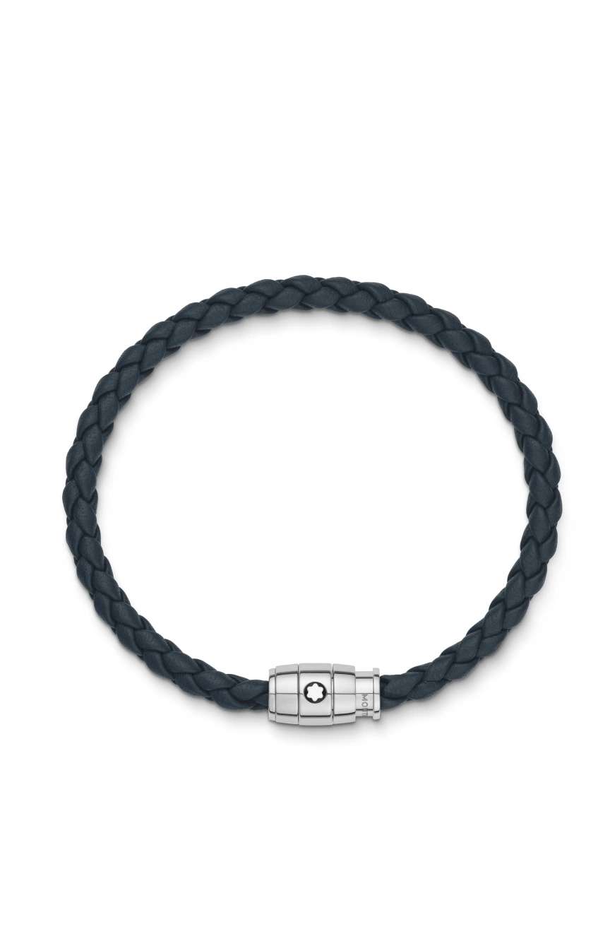 Montblanc Bracelet Large Soft Leather Avio Blue