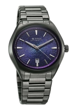 Titan ساعة ستارلايت أنالوج بحركة أوتوماتيكية مخفية