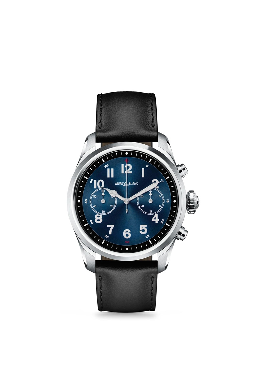Montblanc Summit 2 stainless steel and leather