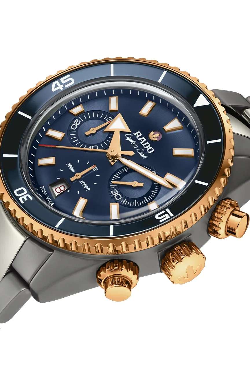 رادو Captain Cook High-Tech Ceramic Chronograph