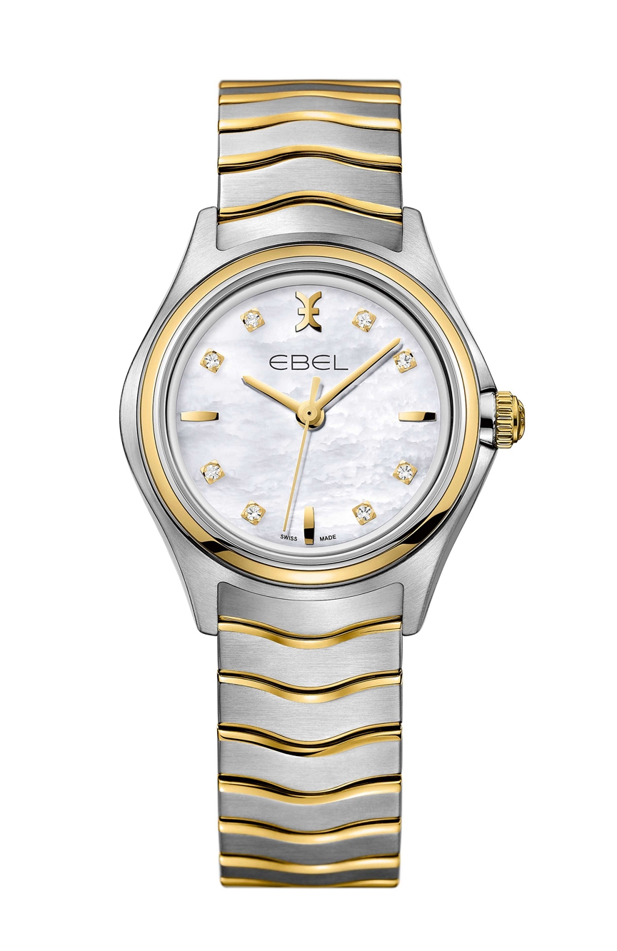 Ebel Womens Wave Quartz 18K Yellow Gold Watch
