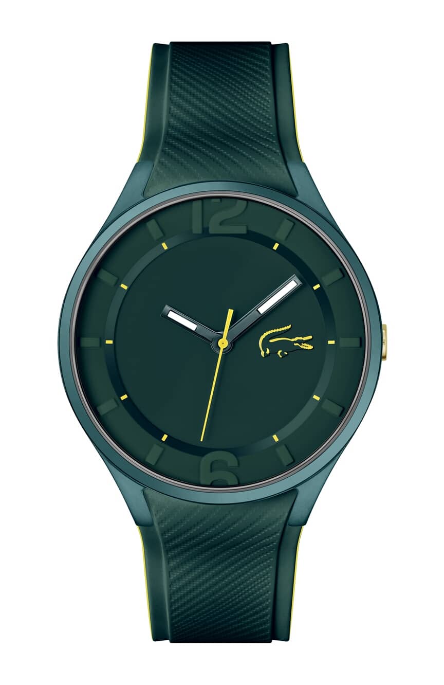 Lacoste men's green watch hotsell