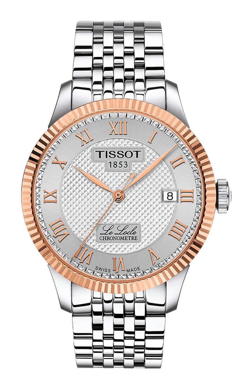 Tissot Le Locle COSC 39mm 18k Gold Bezel