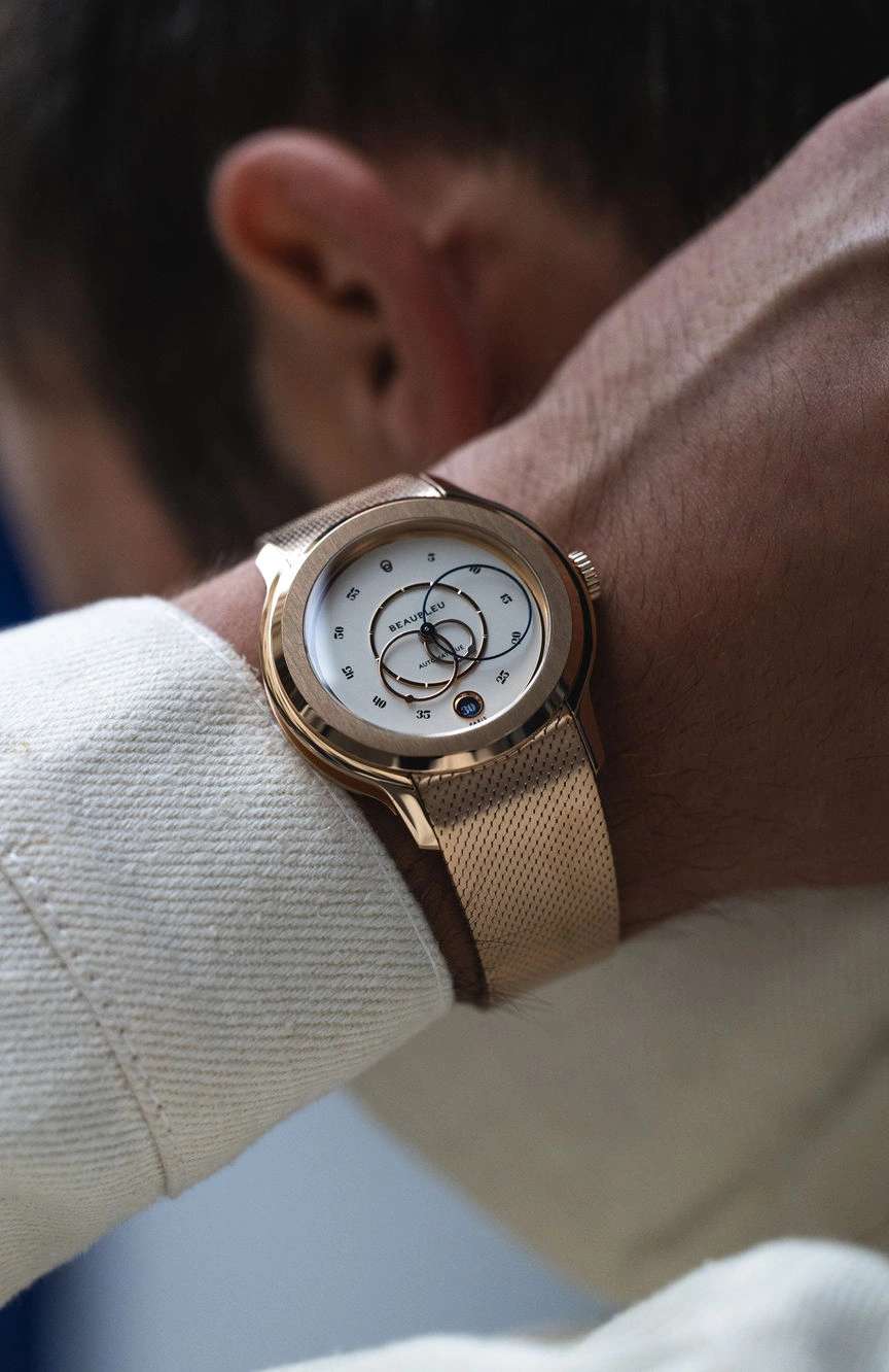 Beaubleu ECCE Lys - Rose Gold Steel Strap