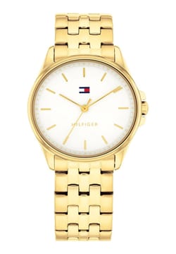 Tommy Hilfiger ساعة جايد مقاس 30 مم بسوار ستانلس إستيل من تومي هيلفيغر للنساء