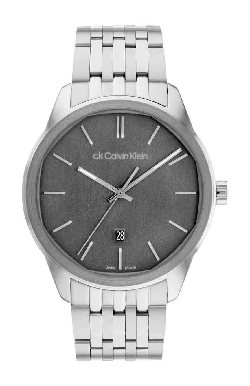 

Calvin Klein | men Calvin Klein Swiss Timeless Mens Stainless Steel Quartz Watch 25000059