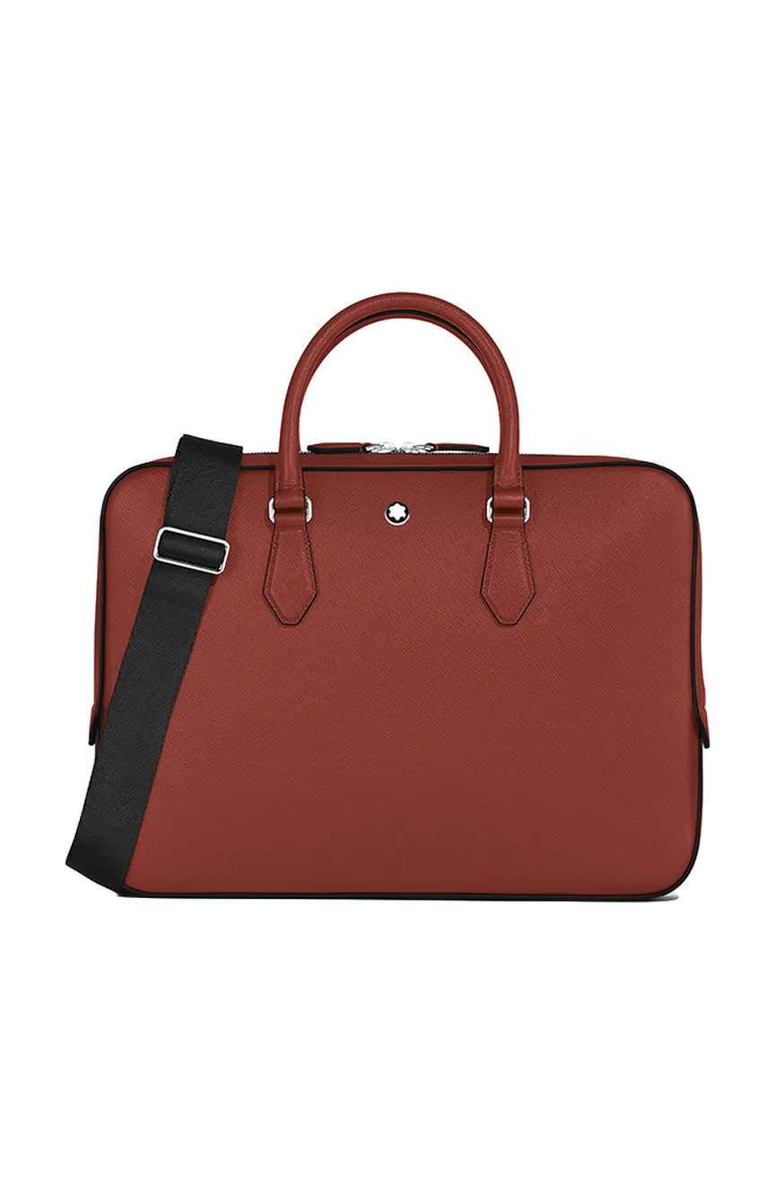 Montblanc Thin Briefcase In Sartorial Leather
