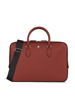 Montblanc Thin Briefcase In Sartorial Leather