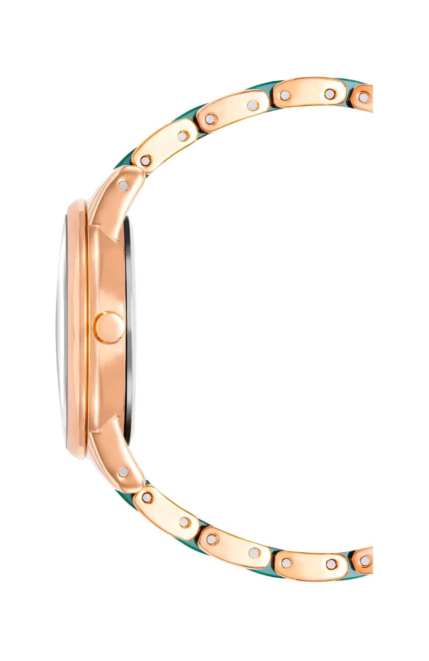 آن كلاين ساعة يد نسائية بسوار سيراميكي