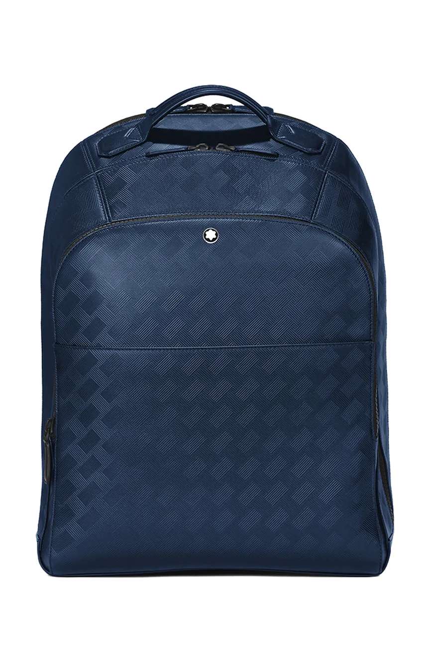 Montblanc Large Backpack With 3 Compartments In Extreme Leather