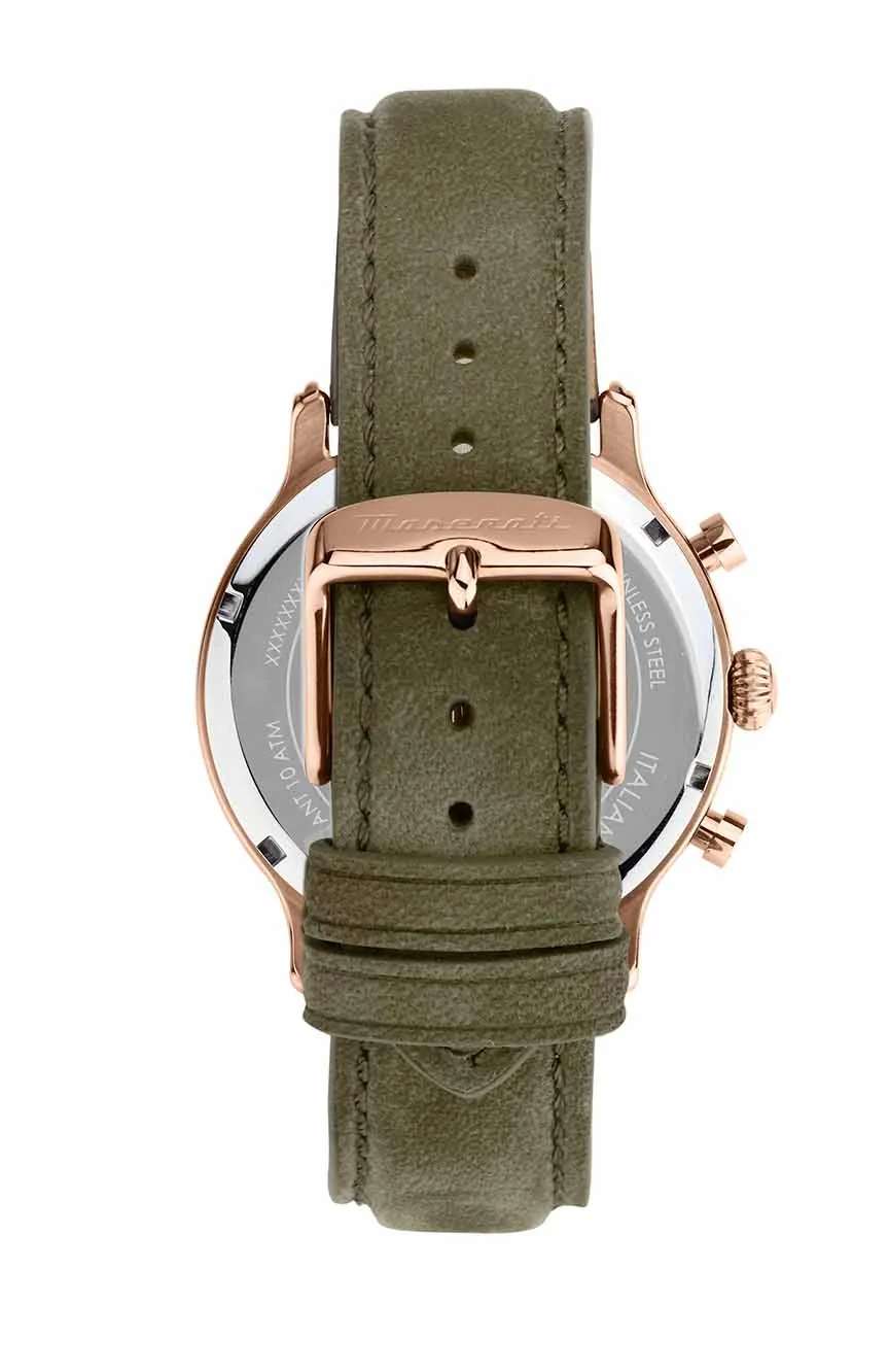 MASERATI Men Quartz Leather Watch