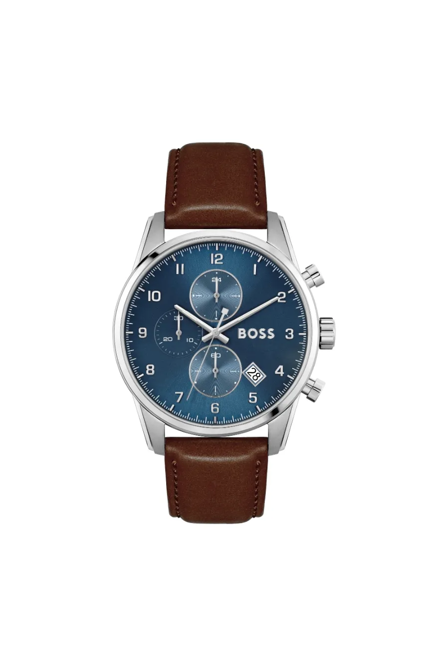 

Boss | BOSS MENS QUARTZ LEATHER WATCH - 1513940