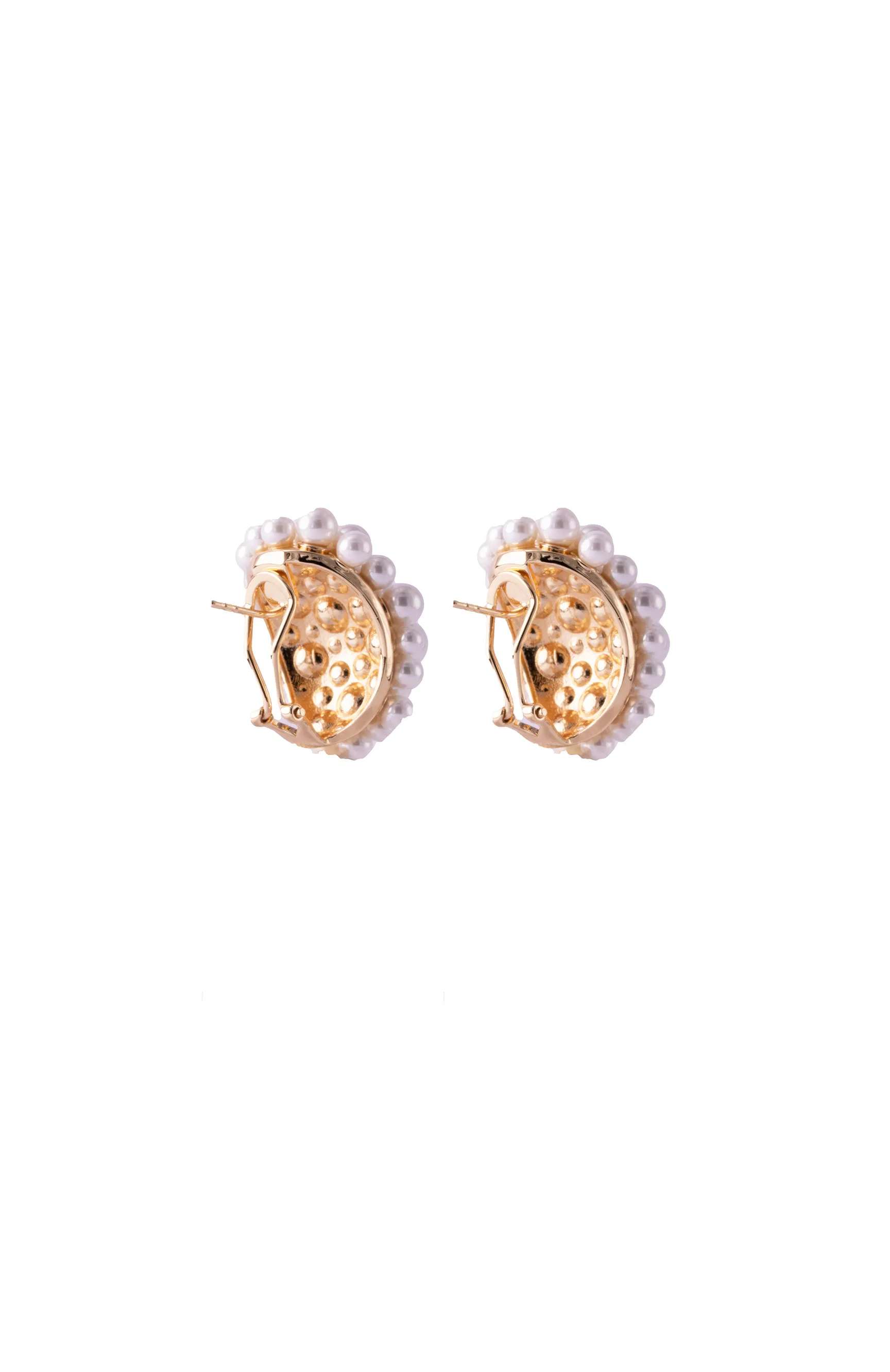 Madreperla Cluster pearl earrings