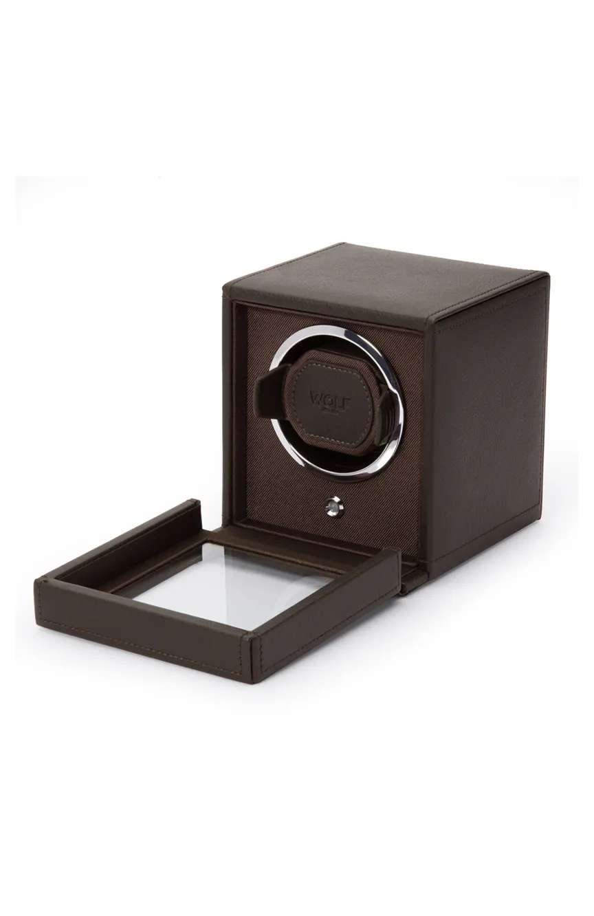 وولف علبة كاب لساعة واحدة مع غطاء