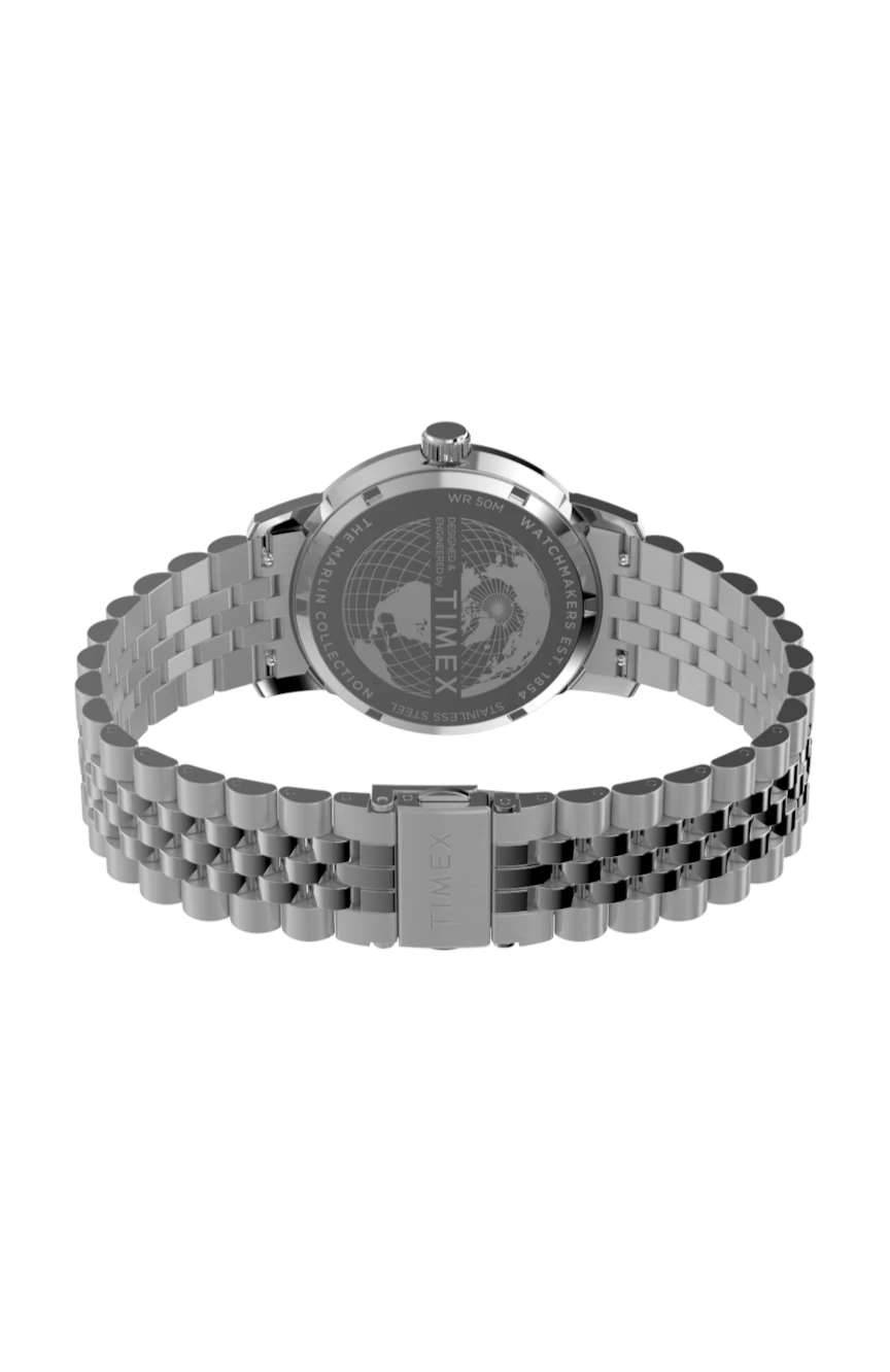 Timex Marlin Quartz GMT 40mm Stainless Steel Bracelet Watch