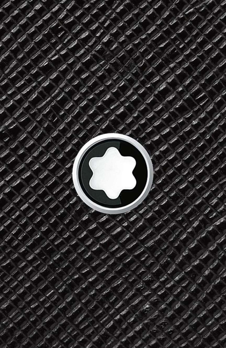 مون بلان محفظة مون بلان سارتوريال تَسَع ل 6 بطاقات مع مشبك للنقود