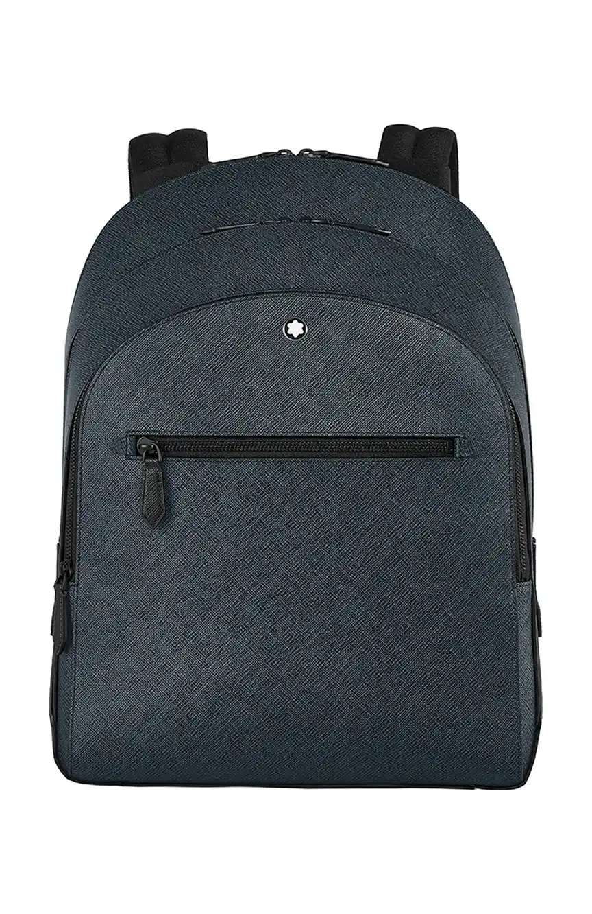 Montblanc Medium Backpack With 3 Compartments In Sartorial Leather