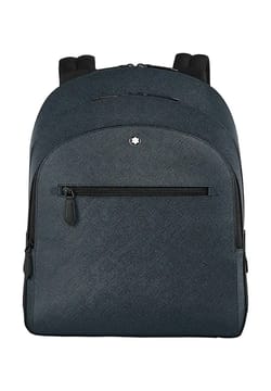 Montblanc Medium Backpack With 3 Compartments In Sartorial Leather