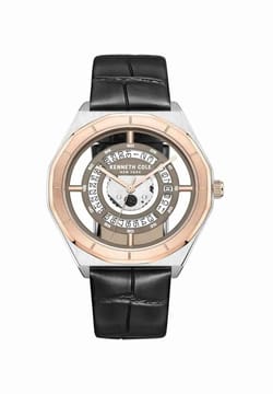 Kenneth Cole Kenneth Cole Mens Leather Quartz Watch KCWGB0014303