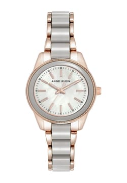 Anne Klein ساعة انالوج بسوار أكريليك للنساء