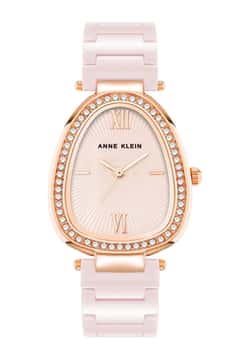 Anne Klein ساعة انالوج بسوار سيراميكي للنساء