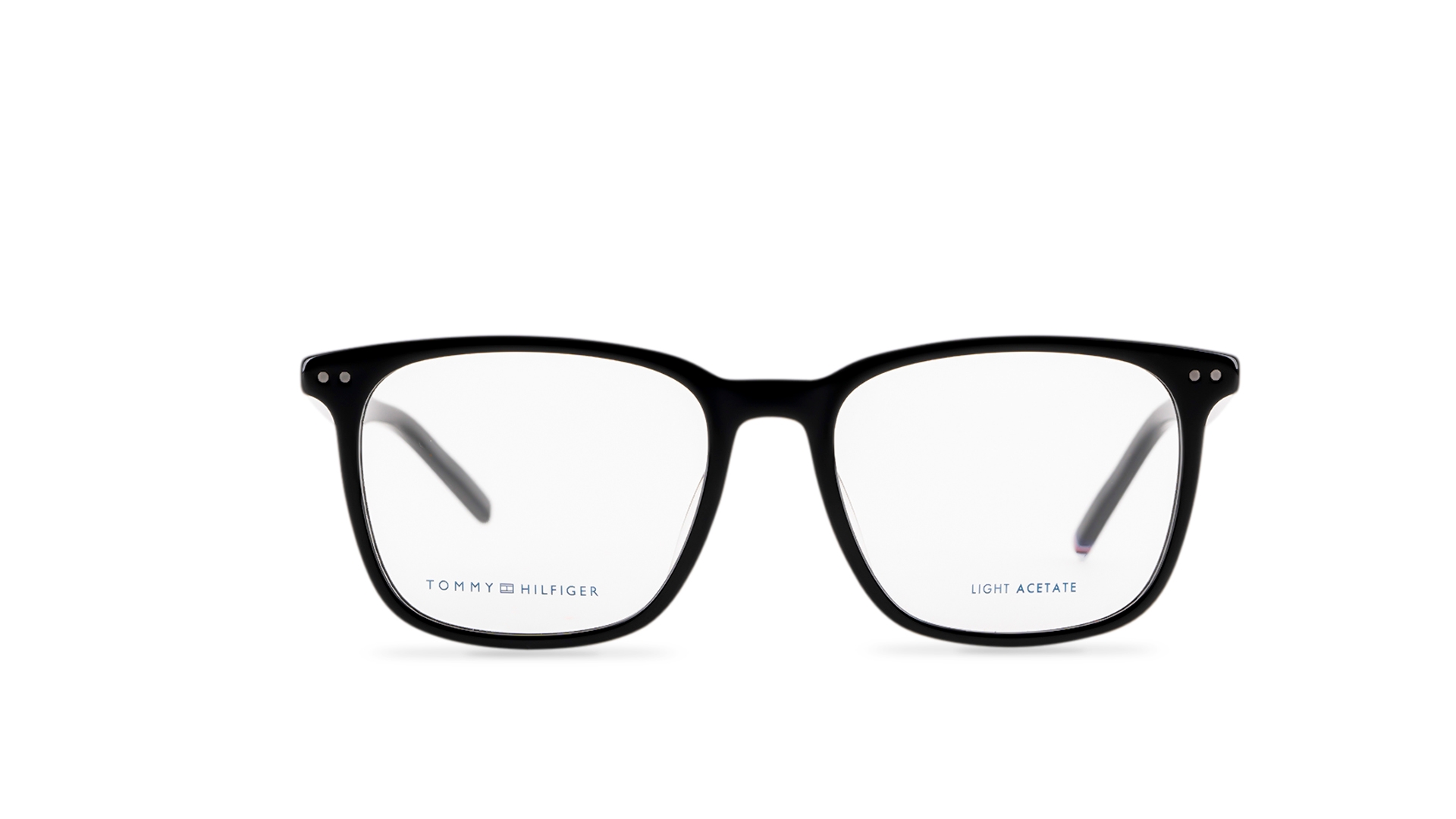 Tommy Hilfiger Men Rectangular Square Havana Eyeglass