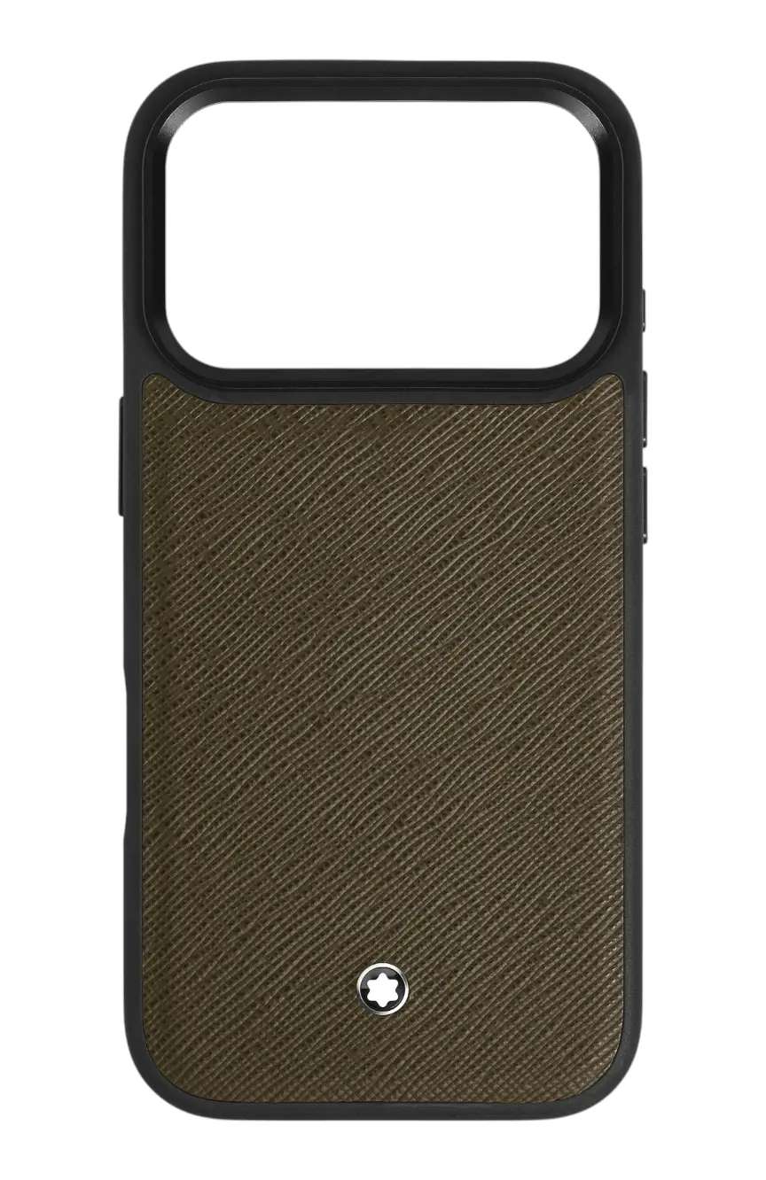 Montblanc Hardshell Case for iPhone 17 Pro in Sartorial Leather