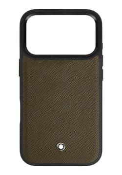 Montblanc Hardshell Case for iPhone 17 Pro in Sartorial Leather