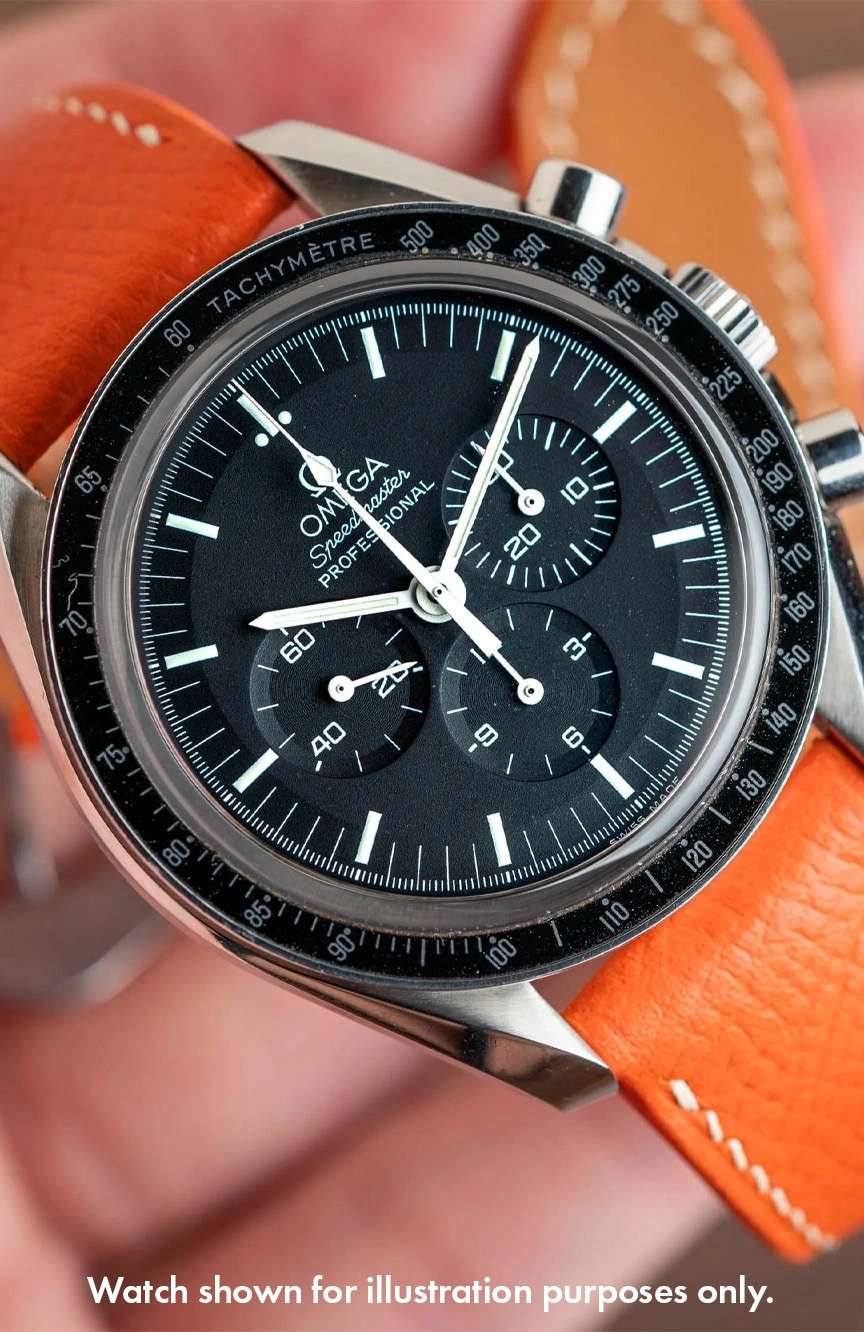 Delugs Leather - Orange Epsom Slim Strap