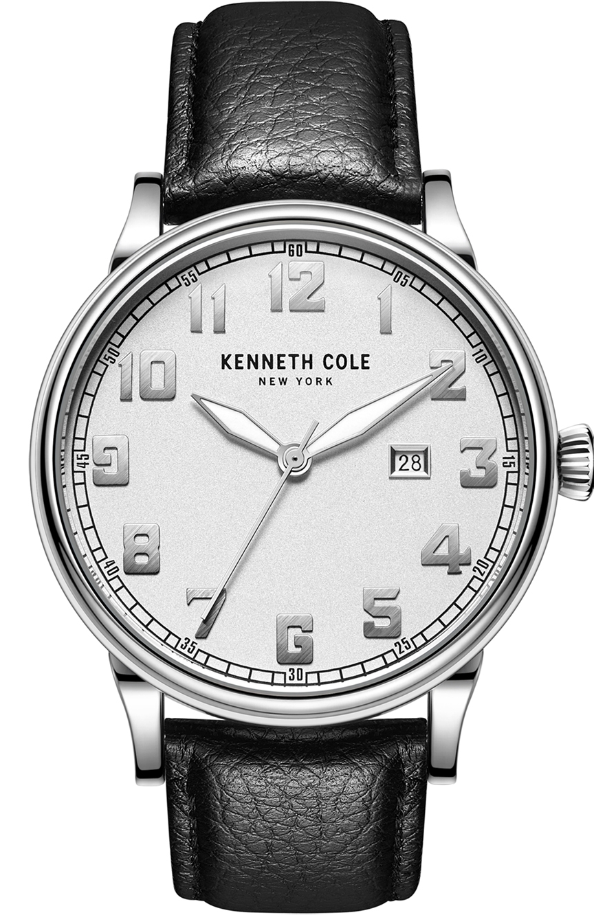 Kenneth Cole Kenneth Cole Mens Fashion Leather Quartz Watch KC50982001