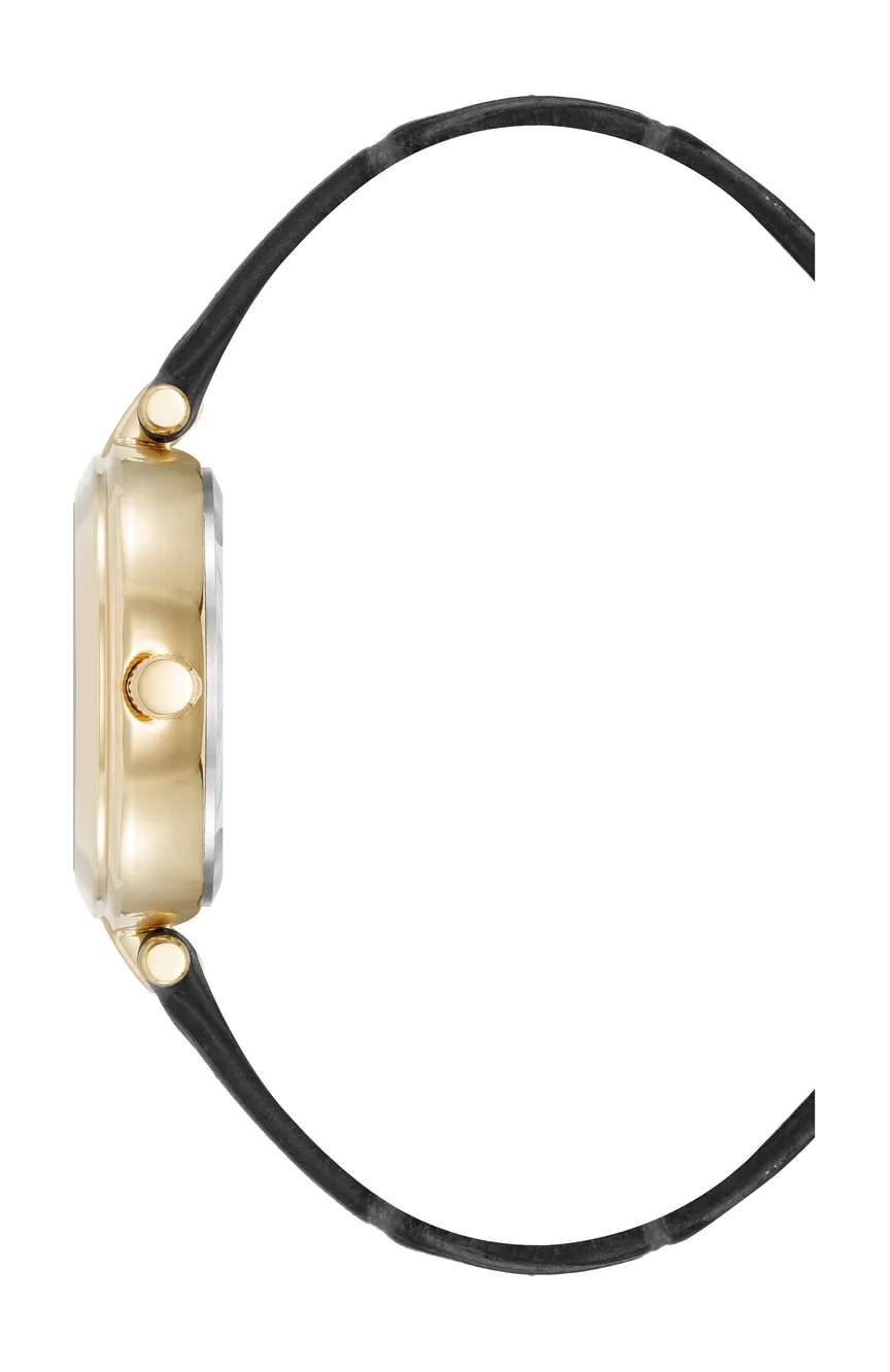 آن كلاين ساعة انالوج بسوار جلدي للنساء