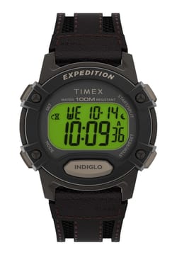 Timex Expedition Cat5 41Mm Leather Strap Watch