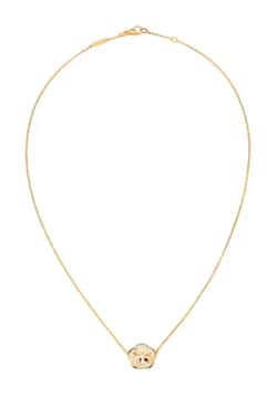 OMEGA Flower Necklace 18k yellow gold mother-of-pearl
