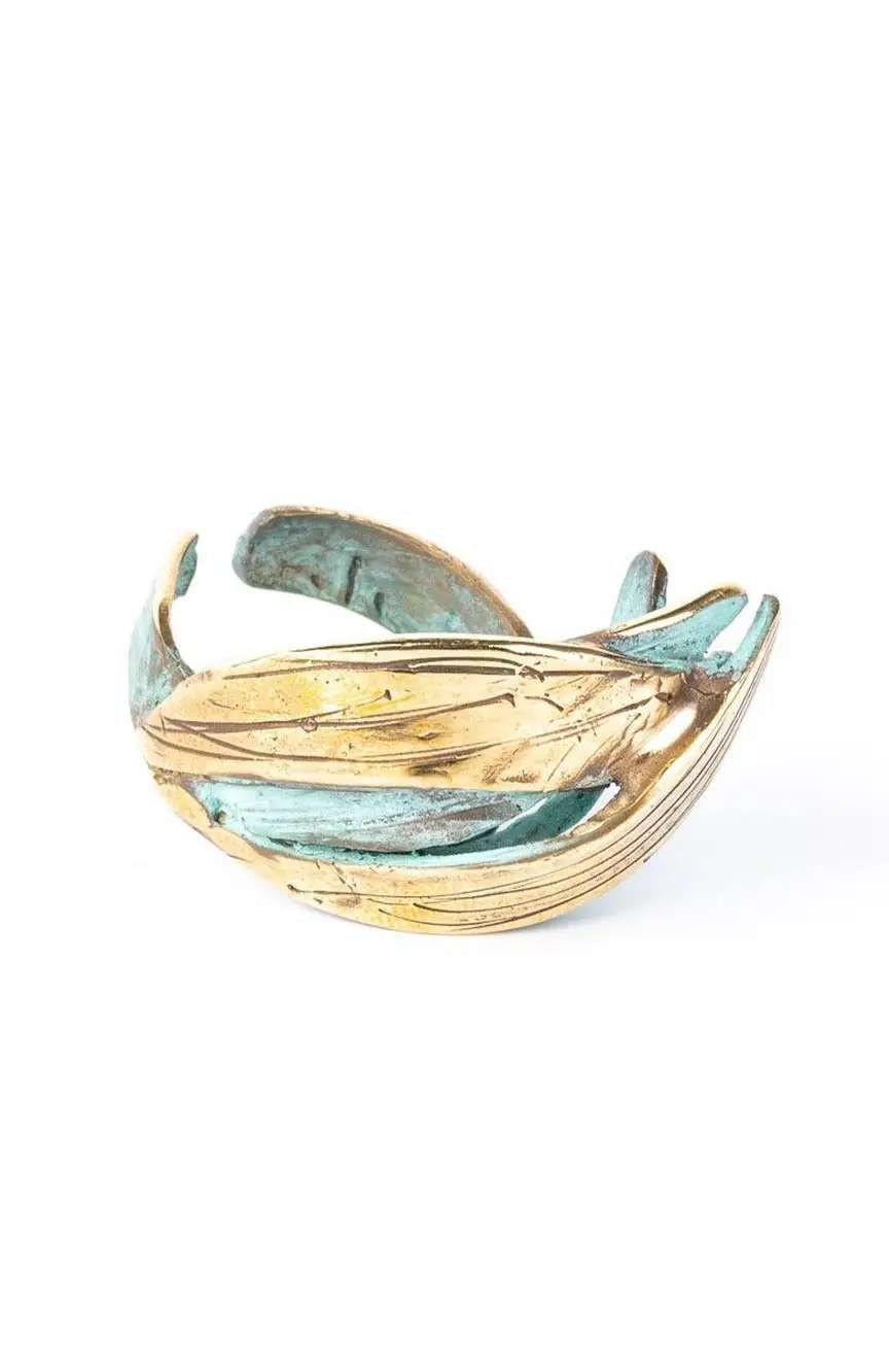 Fili Plaza Fuego adjustable ring bronze green