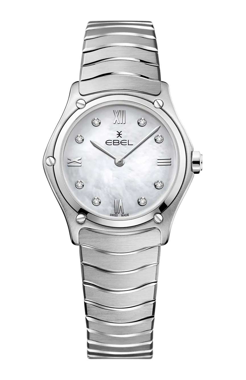 Ebel Womens Sport Classic Quartz Stainless Steel Watch