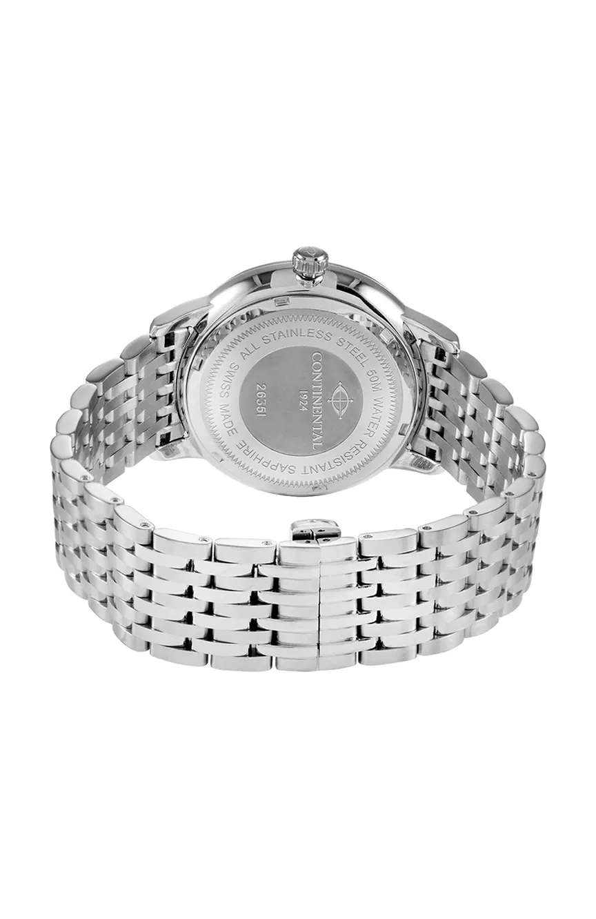 Continental Gents Silver Stainless Steel watch