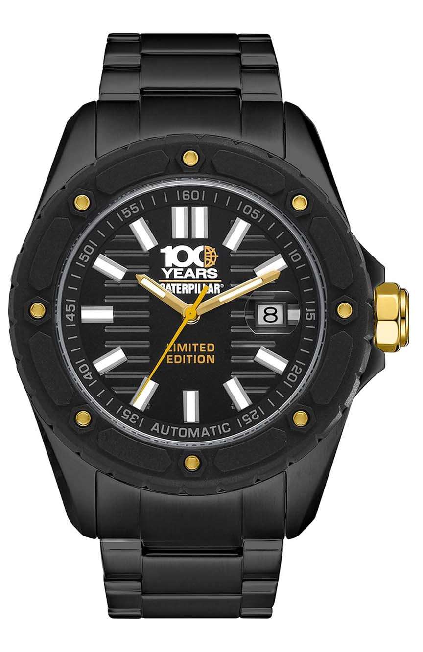 Cat Men Automatic Stainless Steel Watch
