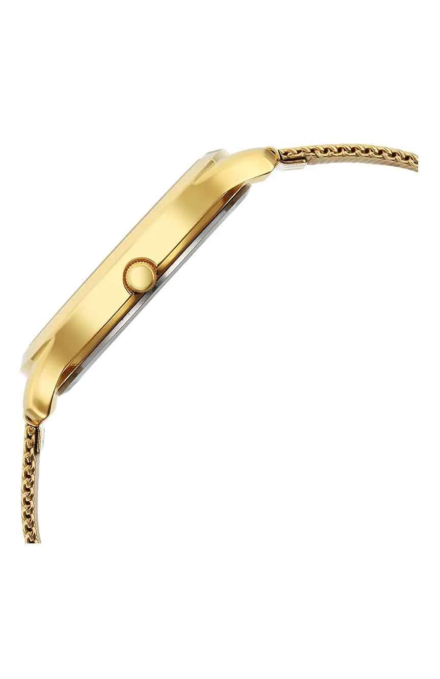 تيتان ساعة تيتان كاريشما كوارتز انالوج بميناء ابيض وسوار ستانلس ستيل للرجال