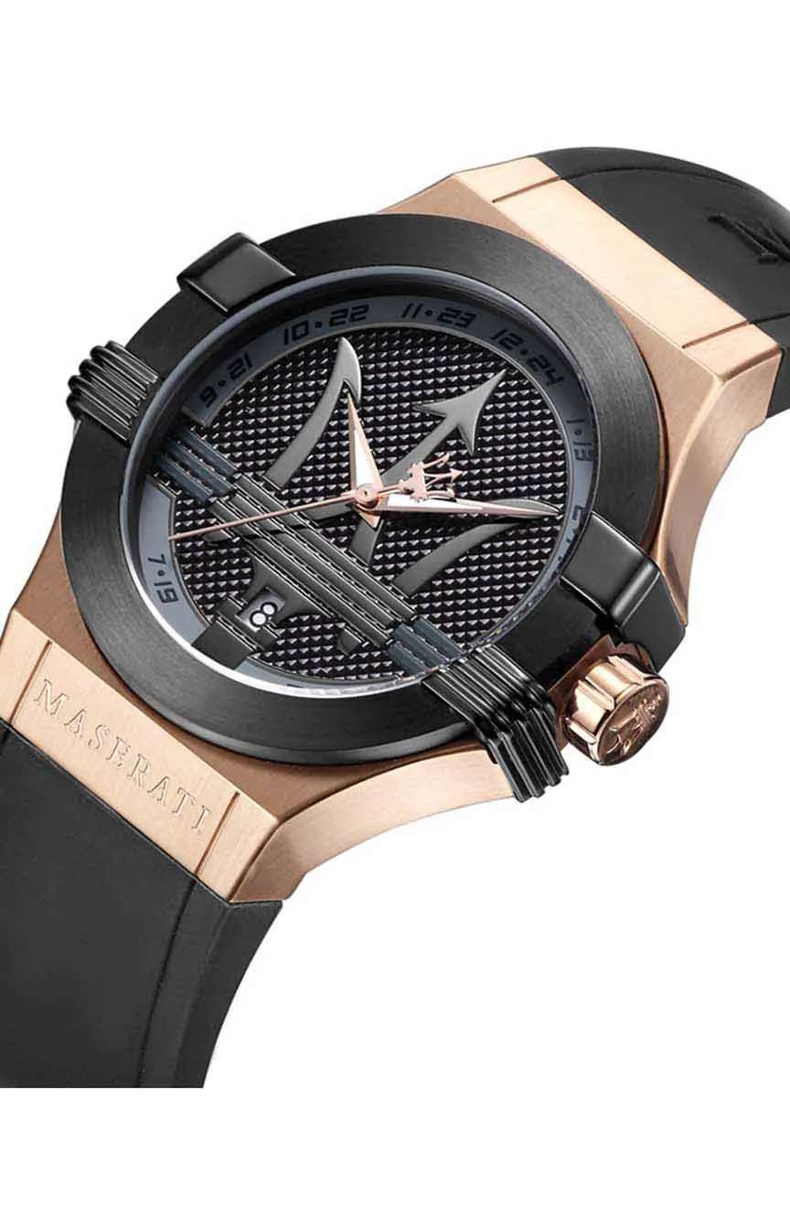 MASERATI Men Quartz Rubber Watch