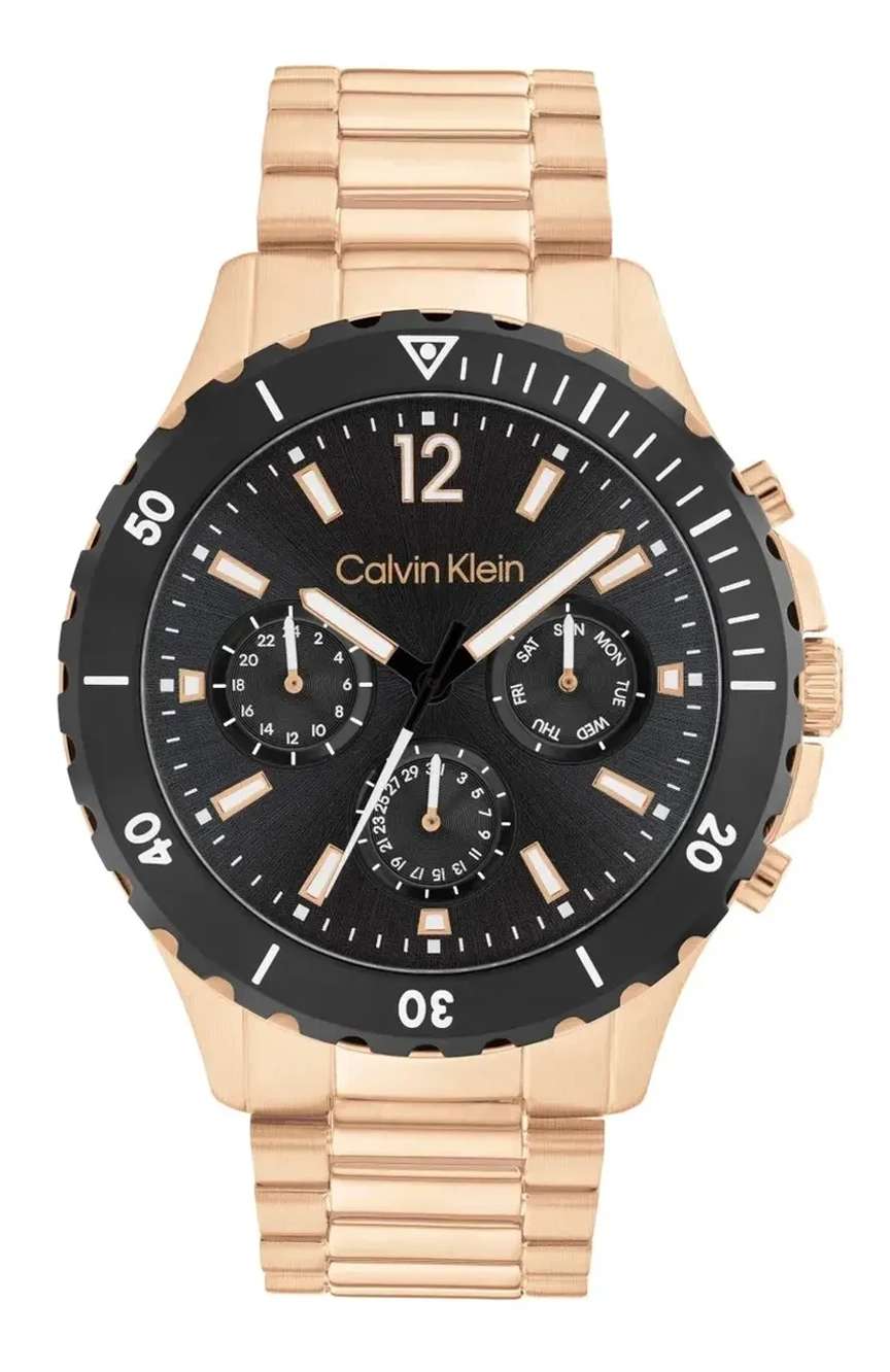 كلفن كلاين ساعة يد رجالية بسوار ستانلس ستيل من كالفن كلاين بتقنية الكوارتز - 25200315