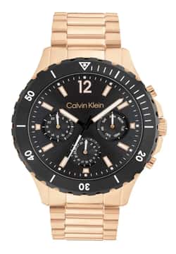 Calvin Klein ساعة يد رجالية بسوار ستانلس ستيل من كالفن كلاين بتقنية الكوارتز - 25200315