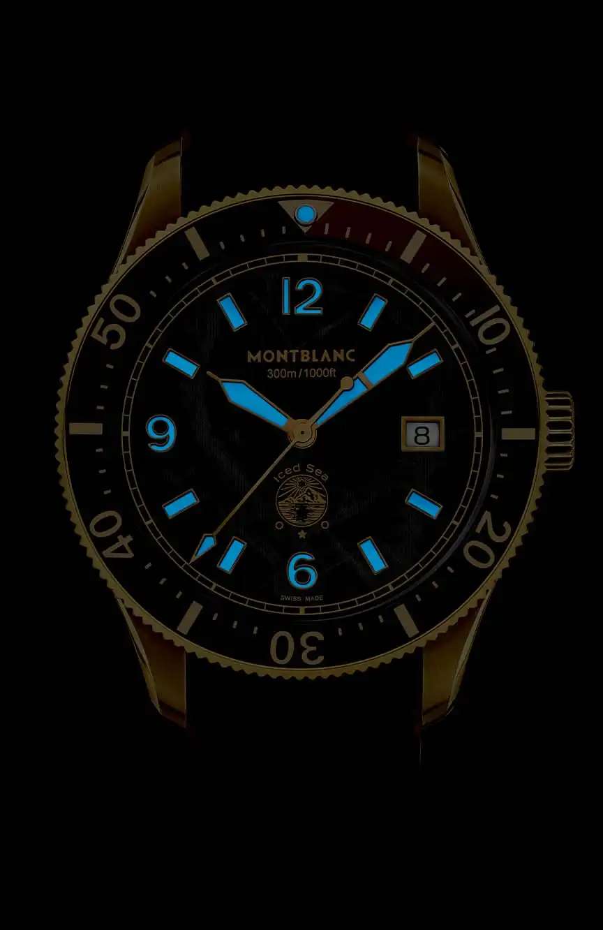 مون بلان ساعة مون بلان 1858 آيسد سي أوتوماتيك ديت