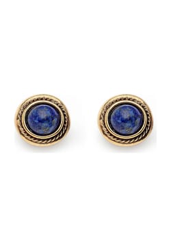 Mon Reve Lapis Gold Plated Earrings