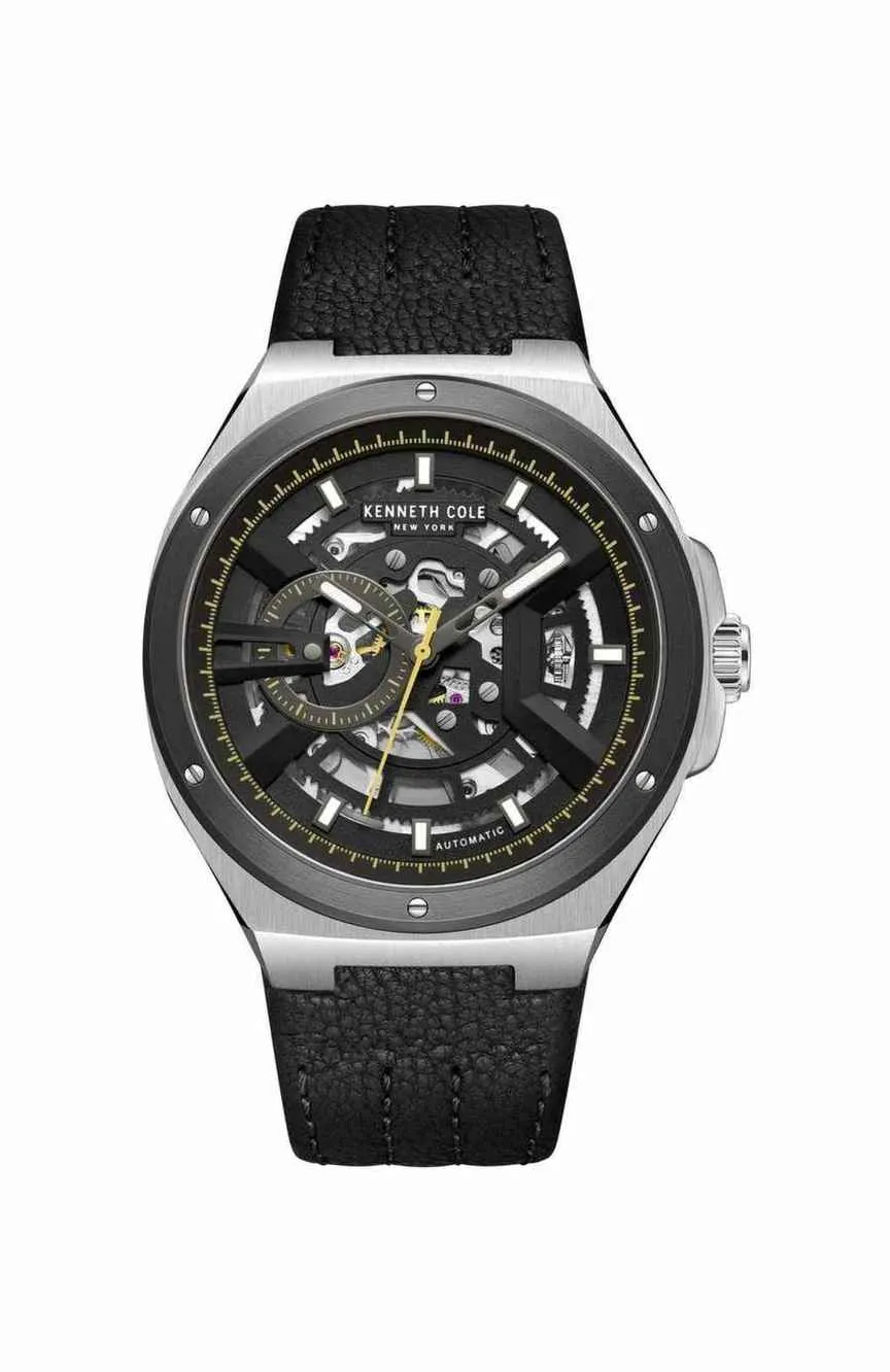 

Kenneth Cole | men Kenneth Cole Mens Leather Automatic Watch KCWGE0013701